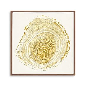Framed Canvas Home Artwork Decoration Annual Ring Canvas Wall Art for Living Room, Bedroom - 16x16 inches