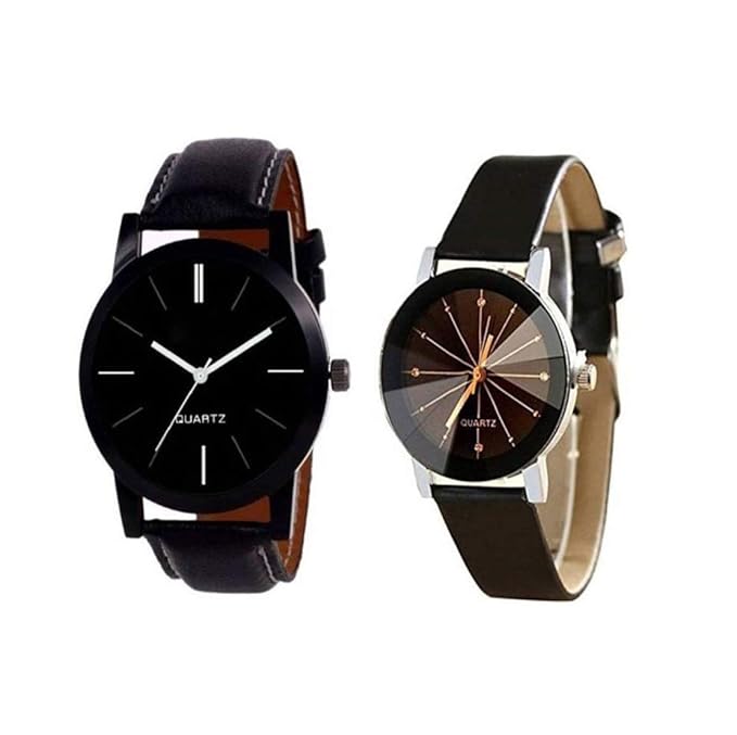 New Stylish Look Couple Watch Pack of 2