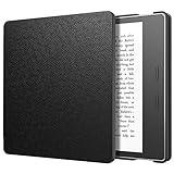 MoKo Case for All-New Kindle Oasis (9th Generation, 2017 Release) - Slim Fit Premium PU Leather Protective Cover with Auto Wake/Sleep for Amazon Kindle Oasis E-Reader Case, Black