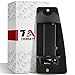 T1A Extended Cab Door Handle, Rear Driver Door Handle Compatible with 1999-2007 Chevrolet Silverado 1500 2500; 99-07 GMC Sierra 1500 2500, 01-07 Sierra, Silverado 3500 - Black - OEM 15758172