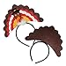 JOYIN Set of 2 Thanksgiving Turkey Headbands Holiday Party Accessories (One Size Fit All)