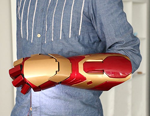 Gmasking Electronic Iron Man MK42 Wearable Arc FX Wrist Armor Gauntlet 1:1 Props - Image 8