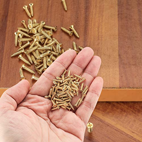 Selbstschneidende Schrauben-Sortiment, Flachkopf-Kreuzschraube, M2-Gewinde, selbstbohrende Holzschrauben-Kits, Flachkopf… – Bild 5