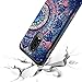 Rosebono Compatible with OnePlus 6T Case, Slim Hybrid Dual Layer Shockproof Hard Cover Graphic Fashion Cute Colorful Silicone Skin Cover Armor Case for OnePlus 6T (Mandala)