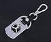 Mercedes-Benz 3D Chrome Metal rectangle Keychain key Ring