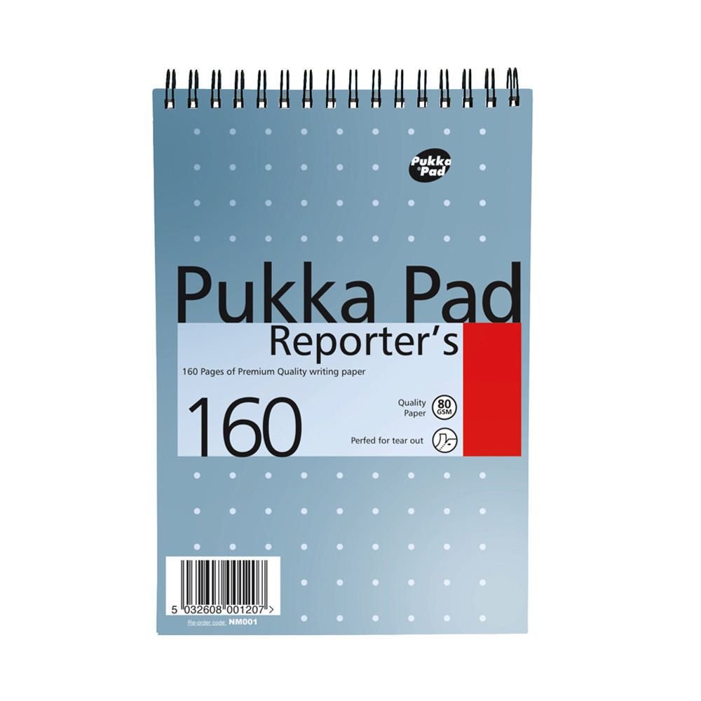 Pukka Metallic Pad 140x205mm Durable For Long Lasting Use Perforated Leaves Handy Size For Easy Portability 160 Pages Of 80gsm Paper Per Pad Dimensions: 140x205mm Pack Of 3 Notebooks Ref NM001
