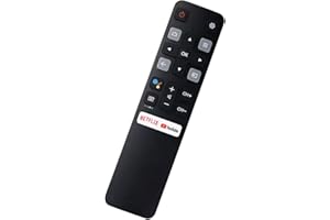 SMARTBY Remote Control (RC802V FNR1) Replacement for All TCL Android 4K UHD Smart TV Without Voice Command