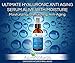 PROFESSIONAL STRENGTH - Best HYALURONIC Acid Natural Moisturizer For Your Face, Anti Aging Organic Vitamin C Serum + Vitamin E + Aloe