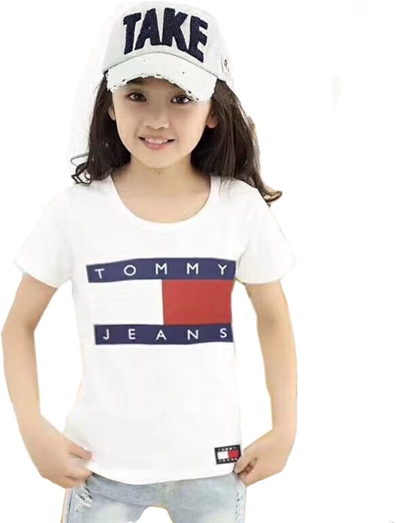 Amazon トミーヒルフィガーtommy Hilfiger Kids 半袖 Tシャツ 子供服 ベーシック プリント コットン コア 丸首 Tシャツ スポーツ 夏服 Tシャツ カットソー 通販