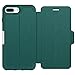 OTTERBOX Strada Series Case for iPhone 8 Plus & iPhone 7 Plus (ONLY) - Frustration FRĒe Packaging - Pacific Opal (DEEP Teal/DEEP Teal Leather)