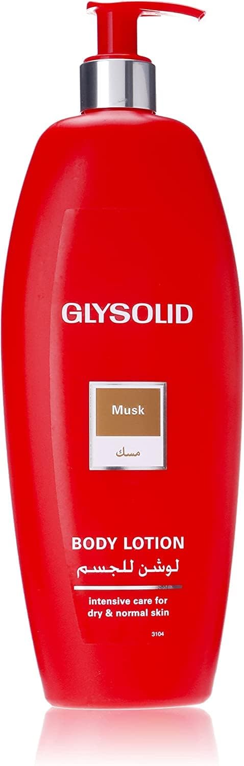 Glysolid Body Lotion Classic With Musk 500 ML Nourishing Hydration