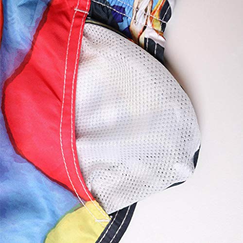 Simayixx Men Shorts Plus Size, Men's Beach Swimming Trunks Boxer Brief Swimsuit Swim Underwear Basic Pants Boardshorts 4XL Blue - Thumbnail 5