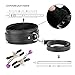 10 Pcs Under Bed Restraint Set,ihreesy SM Slave Passion Sex Body Bondage Kit Fetish Love Cuffs for Couple Lover Adult (black)