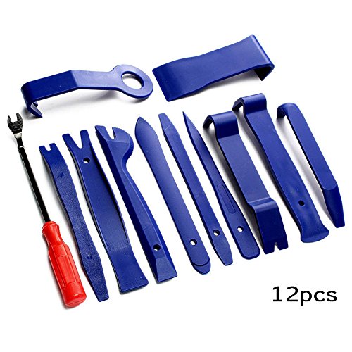 Click Here to See More Images 12pcs Blue Auto Car Audio Door Dash Tirm Panel Install&Removal Pry Tool