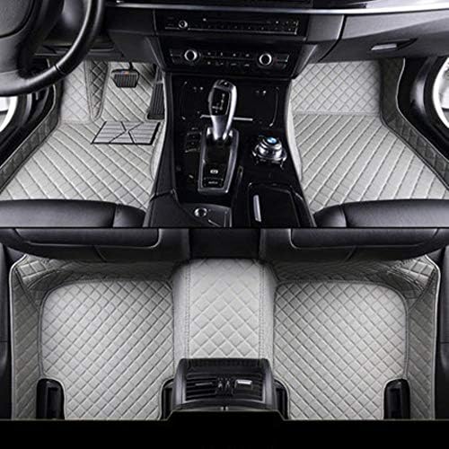 MZLJL Car foot Mats,Auto car floor Foot mat For nissan qashqai j10 x-trail t31 murano patrol y61 tiida teana waterproof only for right hand drive,Gray
