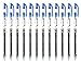 DONG-A Miffy Bunny Gel Ink Roller Ball Pens, 0.5mm, Blue (Pack of 12)