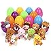 GIGALUMI 12 Pcs Filled Easter Eggs with 2.45'' Animal for Easter Basket Stuffers and Easter Egg Hunt Party Favor for Kids!