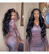 Brazilian Body Wave 3 Bundles and Closure Human Hair(18 20 22+16,Free Part) Bundles with 4x4 Lace...