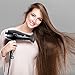 Magnifeko 1875W Professional Hair Dryer with Ionic Conditioning - Powerful, Fast Hairdryer Blow Dryer - 2 Speeds, 3 Heat Settings (black silver)