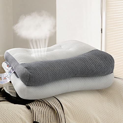 Super Ergonomic Pillow, Adjustable Ergonomic Contour Orthopedic Bed