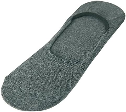 Mens No Show Socks, AZB Low Cut Casual Liners Non Slip-3 Pairs WZ001