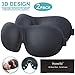 3D Sleep Mask (2 Pack) by Homello - Innovative Domed Shape Design - Contoured Eye Mask for Sleeping for Men Women - Create Total Darkness and No Pressure On Your Eyes