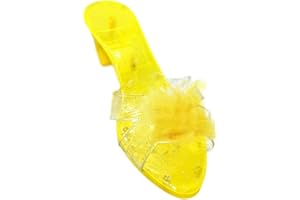 Princess Shoes for Kids, Slip on Heels for Dress Up and Role Play