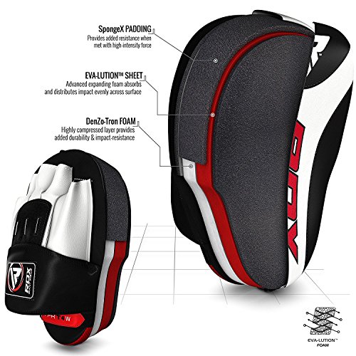 image for RDX Boxing Pads Focus Punch Mitts MMA Training Punching Hook and Jab S