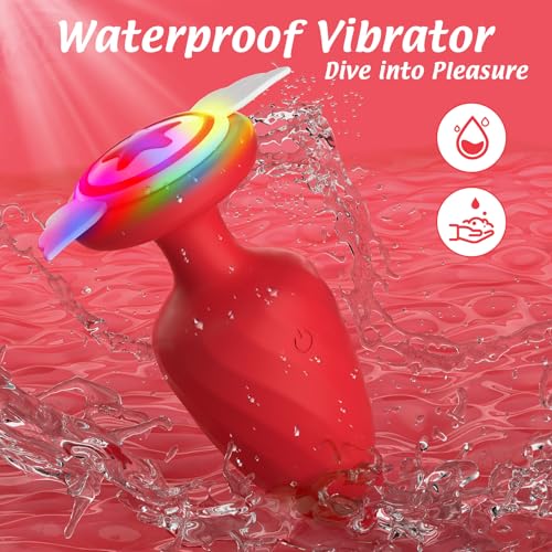 Anal Plug Vibrating Butt Plug Adult Sex Toys, Light Up Anal Toys Vibrator Prostate Massager with 10 Vibration, Female/Male Sex Toy for Men Women Couples, Anal Plugs Waterproof & Remote Control