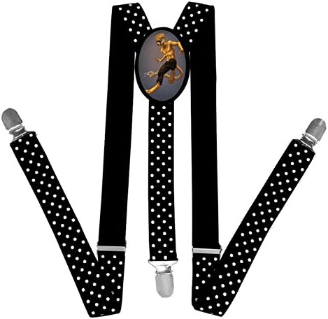 FVSD4VFD15 Nice Unique Cool Cat Fashion Suspender Unisex Suspender Adjustable Y-Back