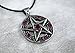 exoticdream Color Star Pentagram Pentacle Pagan Wiccan Witch Gothic Pewter Pendant + 18