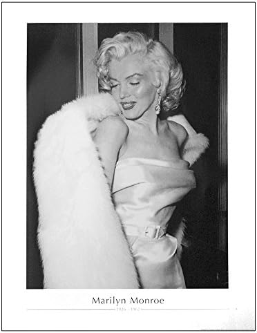 Pop Art Products Marilyn Monroe - Fur Coat Fine Print - 80 x 60 cm