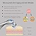 4D Microcurrent Facial Massager Roller, Electric Rechargeable Face Lift Beauty Roller Body Massage for Anti Aging Wrinkles, improve Facial Contour, Skin Tone Reduction and Firm Body Skin (Silver)thumb 4
