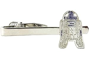 KJSYJBG Cosplay Jewelry Metal Sta War Tie Clips Gifts for Men