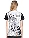 Cherokee Tooniforms Women's Nightmare Before Christmas Halloween Scrub Top (Large)