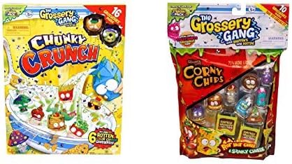 Grossery Gang Bundle Season 1 Chunky Crunch Box and Large Pack 26 Gross Figures total by Mooose Toys