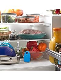 Woonavir   Sensor de temperatura Bluetooth inalámbrico para almacenamiento de alimentos, medidor de temperatura, refrigerador, congelador, camión refrigerado