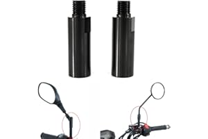 4 pcs M10x1.25 Mirror Risers Rear View Mirror Extenders 40mm, Fit for CRF250L DL650 DRZ400 MT-09 MT-07 XSR700 Z650 CB650R SV6