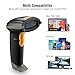 TaoTronics Bluetooth Wireless Barcode Scanner Supports Windows, Android, iOS, Mac OS and Works with iPad, iPhone, Android Phones, Tablets or ComputersOptional, Long-RangeOptional, Long-Range