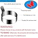 Yubng Egg Rings, 4 Pack Stainless Steel Frying Egg Mold, Egg Cooking Rings for Pancake(4 pack stainless steel+1 Pack Butterfly Anti-Scalding Silicone)