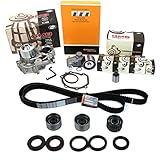 New Timing Belt Kit and Water Pump Set TCKS328WP for 02-05 Subaru Impreza WRX 2.0L Turbo EJ20T EJ255 / 04-11 2.5L Impreza WRX STi EJ25T EJ255 EJ257 Saab 9-2X (ContiTech + GMB)