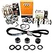 New Timing Belt Kit and Water Pump Set TCKS328WP for 02-05 Subaru Impreza WRX 2.0L Turbo EJ20T EJ255 / 04-11 2.5L Impreza WRX STi EJ25T EJ255 EJ257 Saab 9-2X (ContiTech + GMB)