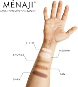 Menaji HDPV Anti-Shine Powder, Medium Skin Tone, Mens Mattifying Makeup view 7