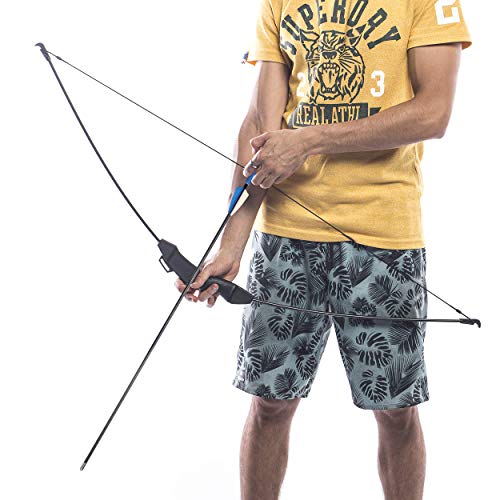 UMB 45" Archery Bow and Arrow Set Beginner Recurve Bow Outdoor Sports Game Hunting Toy Gift Bow Kit Set with 6 Arrows 18 Lb for Adults Youth Teens Girls Boys Kids - Thumbnail 4