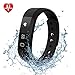 Fitness Tracker Watch with Heart Rate Monitor, FELIS Bluetooth 4.0 Activity Tracker and Pedometer Bracelet Wristbands with Call MSM Reminder and IP67 Water Resistance for iPhone Android Smartphone