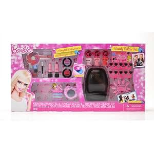 Amazon.com: Barbie Beauty Salon Cosmetic Set with Nail ...