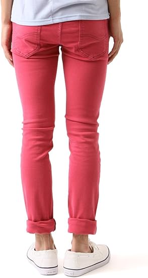 Amazon リー ジェガーズ Lee カラ スキニー デニムパンツ ピンク Lm0303 041 ピンク L ウェア シューズ ジーンズ 通販