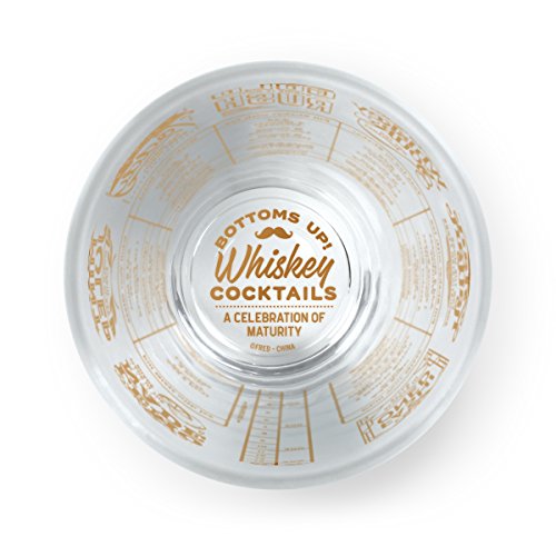 Fred GOOD MEASURE Cocktail Recipe Glass, Whiskey - 5192625