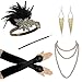 Zivyes 1920s Accessories for Women Flapper Accessories Great Gatsby Dresses for Women Cosplay Harlem Nights Costumes