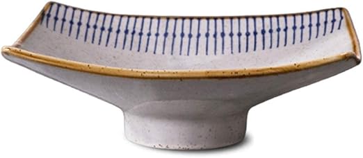 PLEASUR Salatteller Hoher quadratischer Teller Teller Sushi-Teller